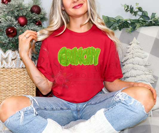 Faux Green Fur Grinchy