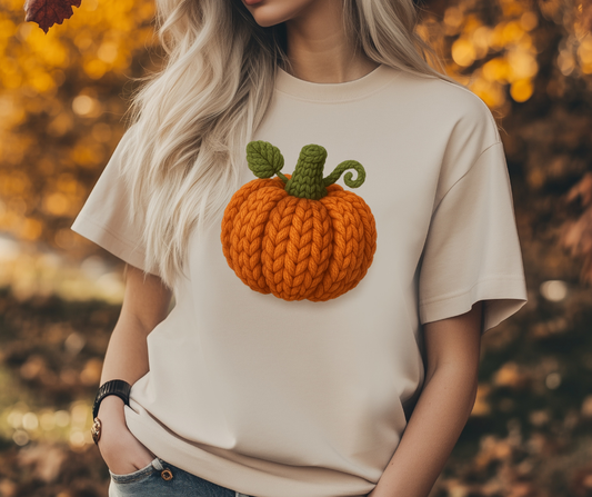 Faux Yarn Pumpkin