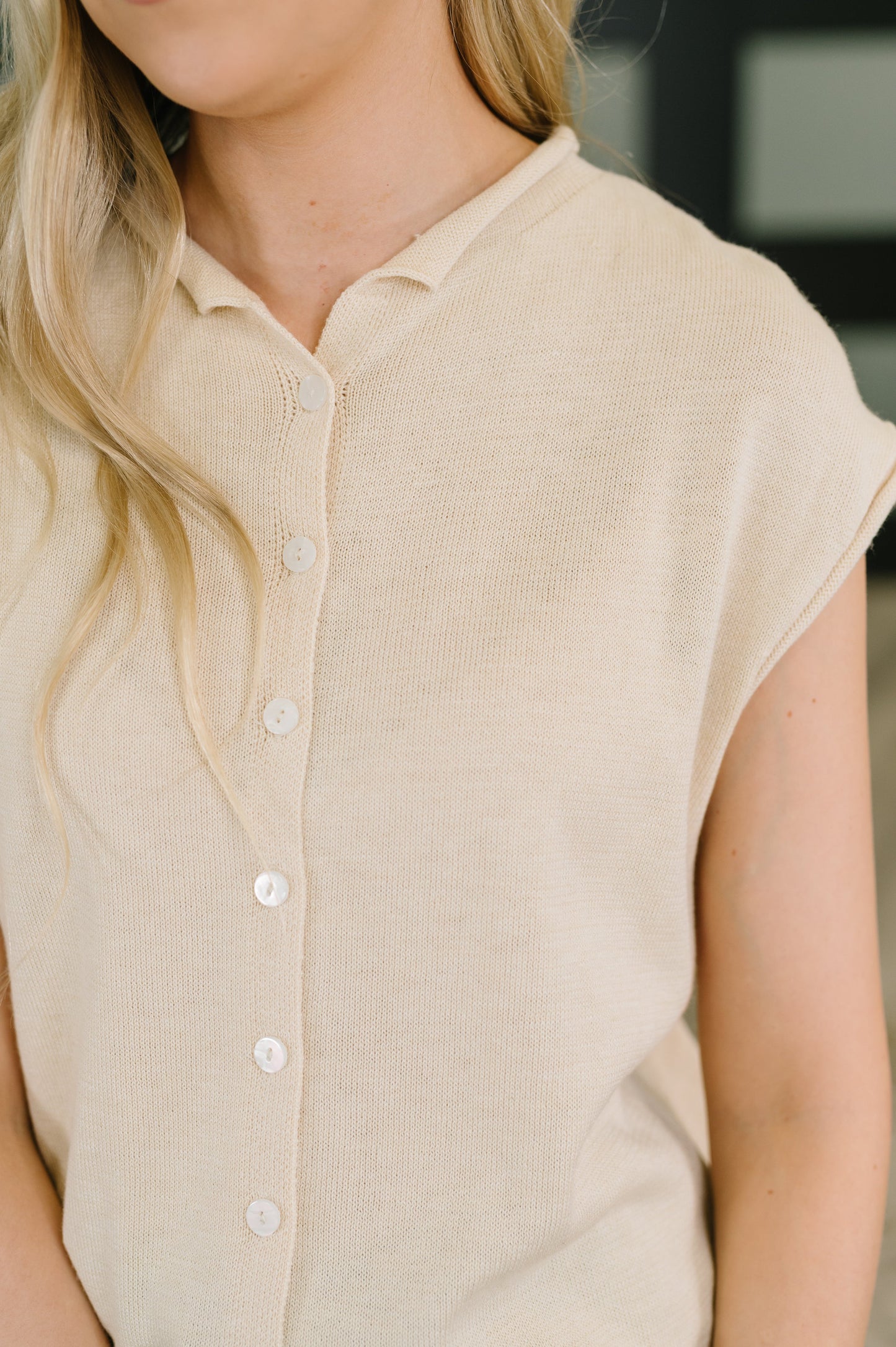 Feminine Intuition Button Down Blouse