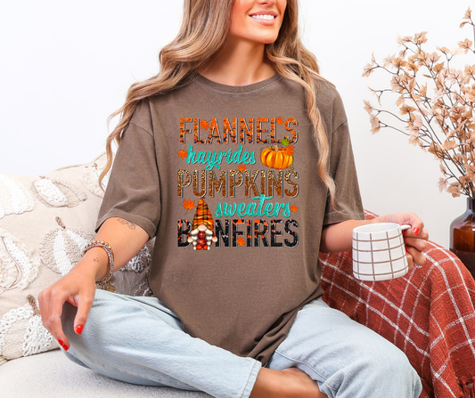 Flannels Hayrides Pumpkins