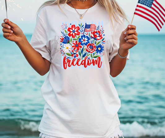 Freedom Stripes and Flowers