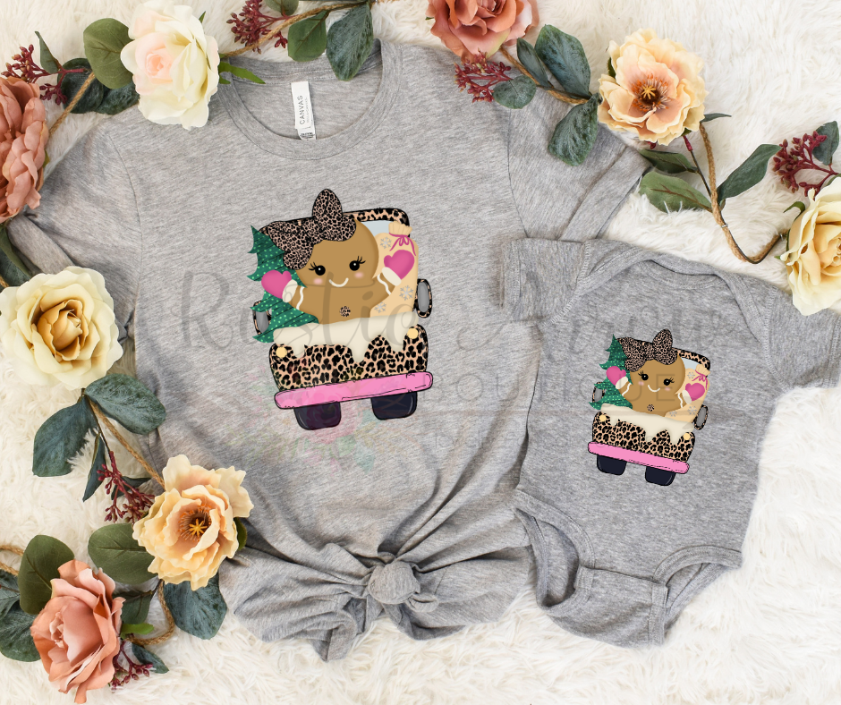 Gingerbread and Leopard Truck