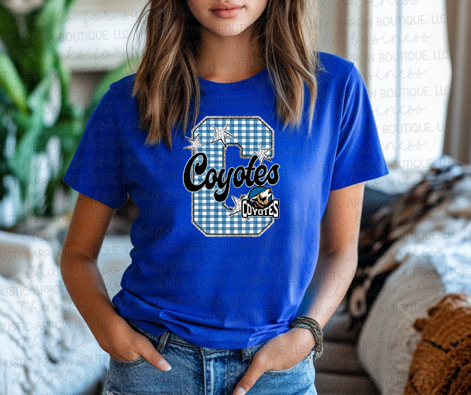 Gingham Cottonwood Coyotes