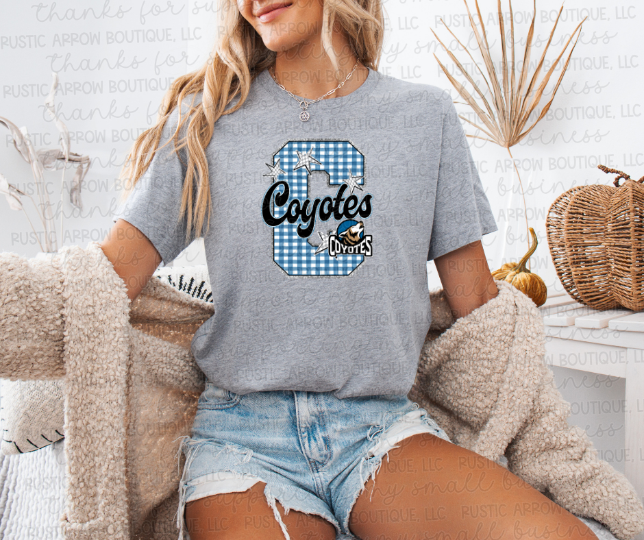 Gingham Cottonwood Coyotes