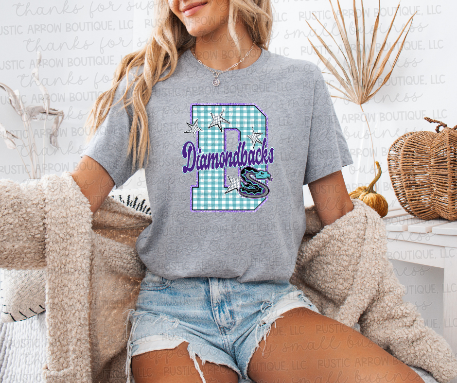 Gingham Desert Willow DIamondbacks