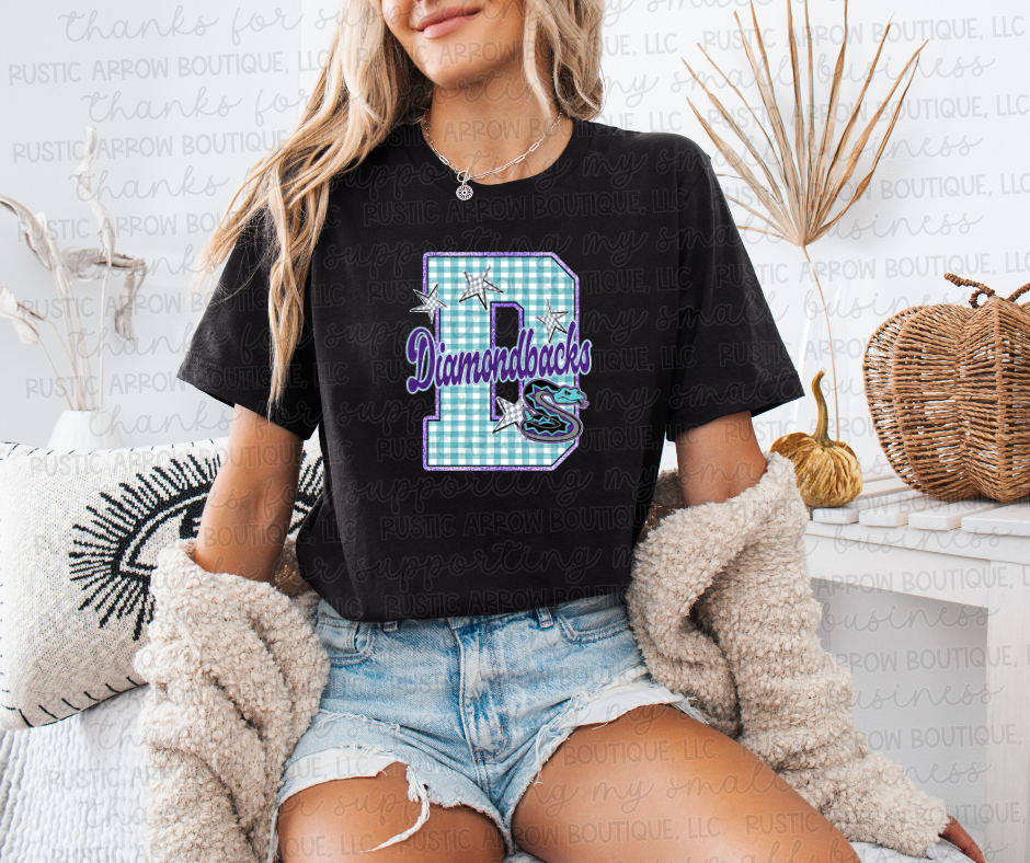 Gingham Desert Willow DIamondbacks