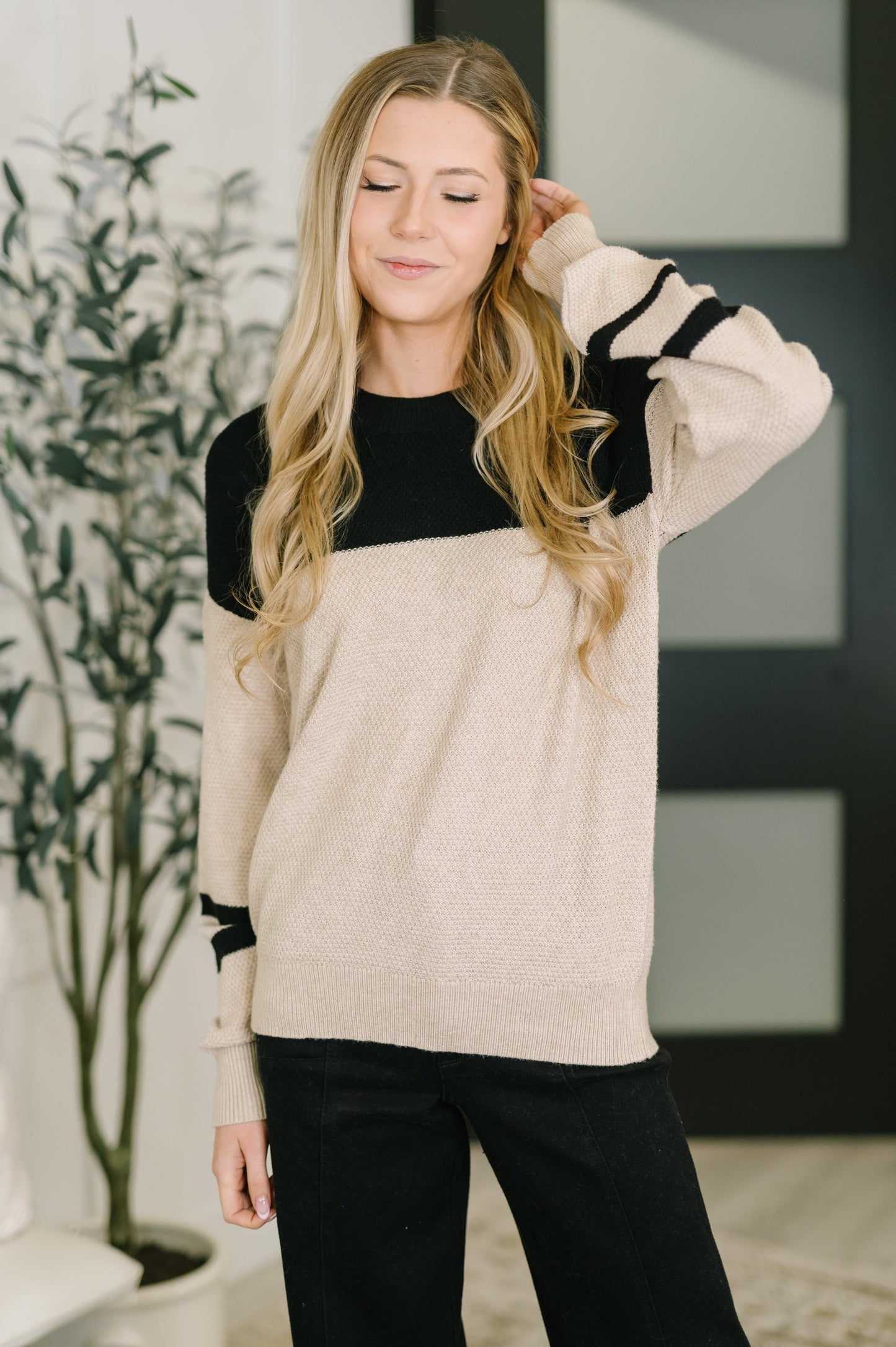 Girl of Your Dreams Textured Knit Pullover