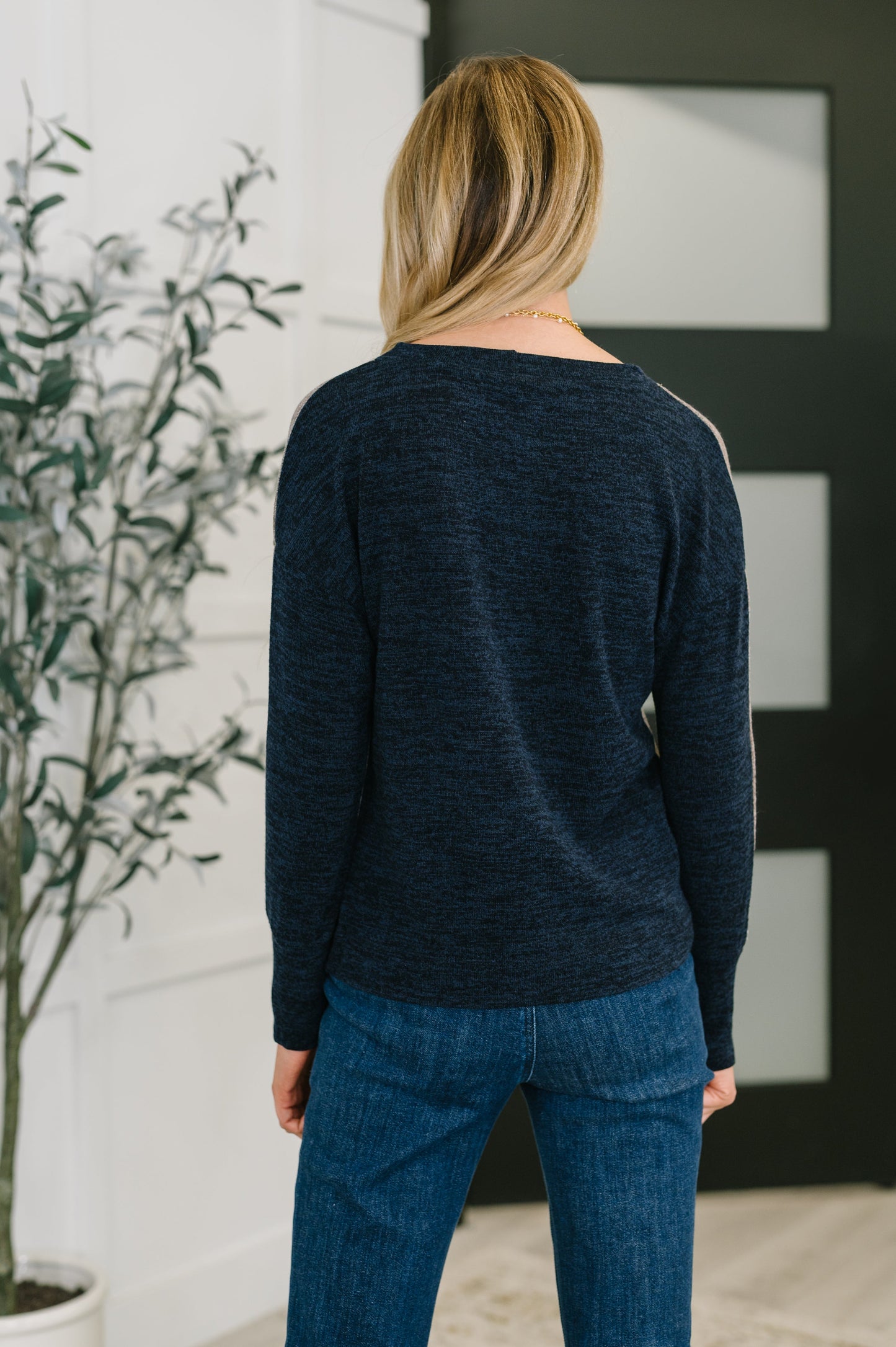 Give Me a Call Color Block Pullover