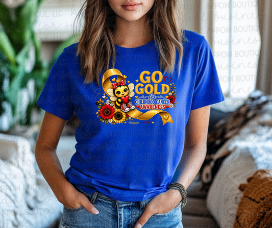 Go Gold for Childhood Cancer #Bridgette