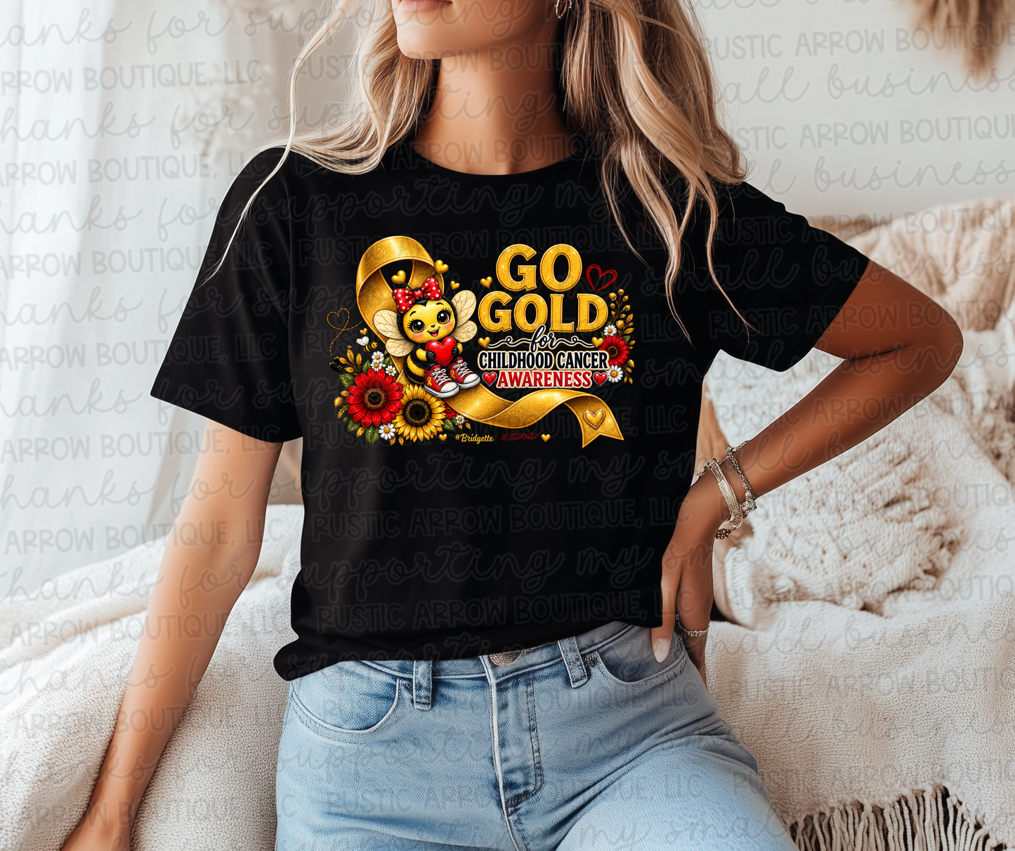Go Gold for Childhood Cancer #Bridgette