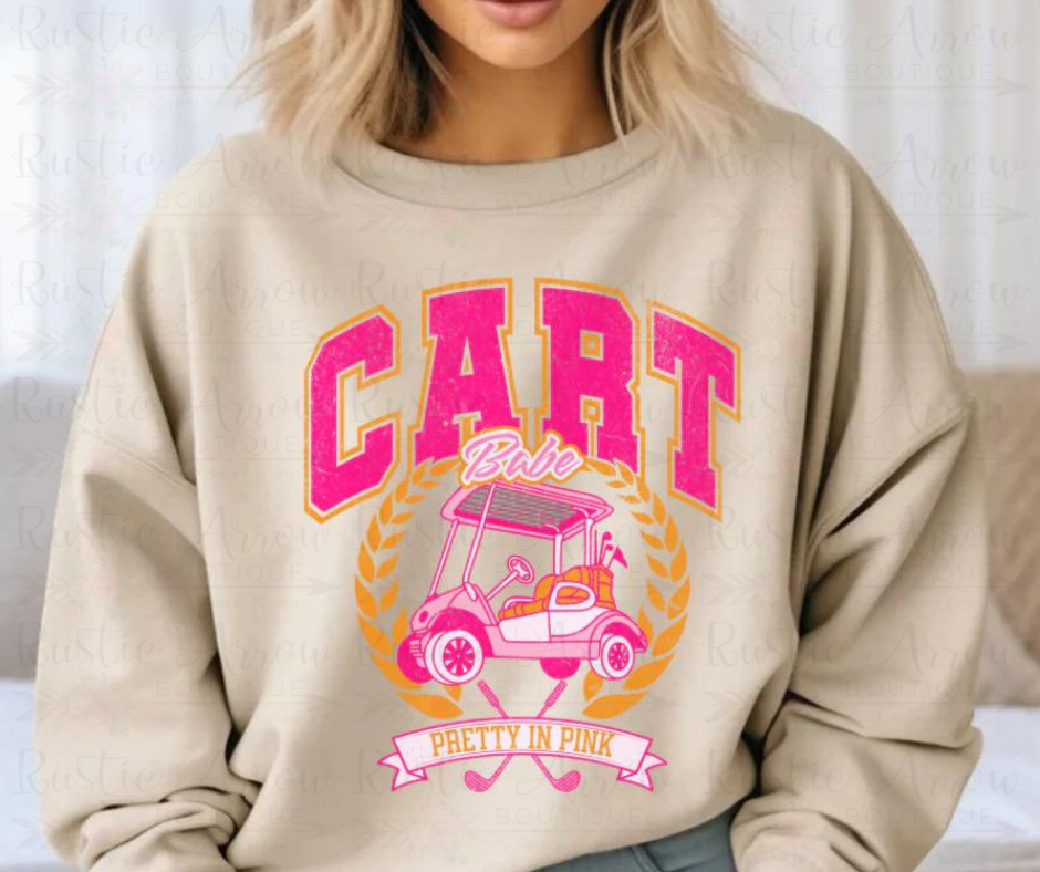 Golf Cart Babe-Sweatshirt