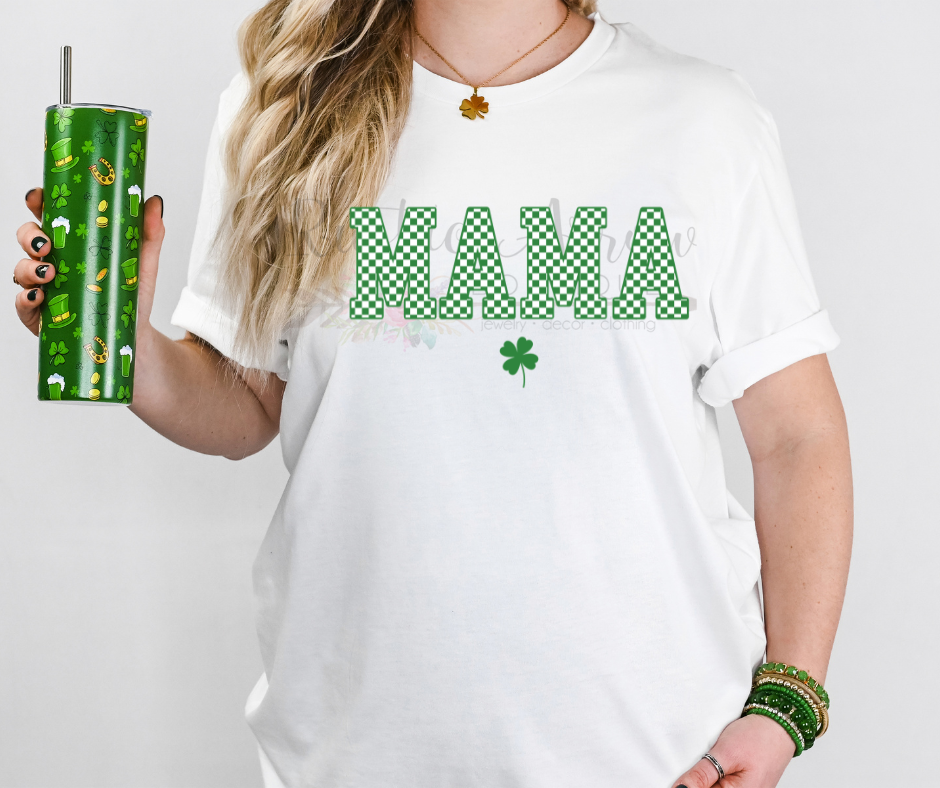 Green Checkered Mama