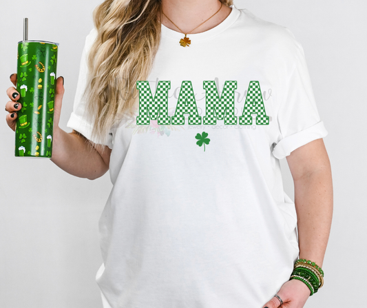 Green Checkered Mama