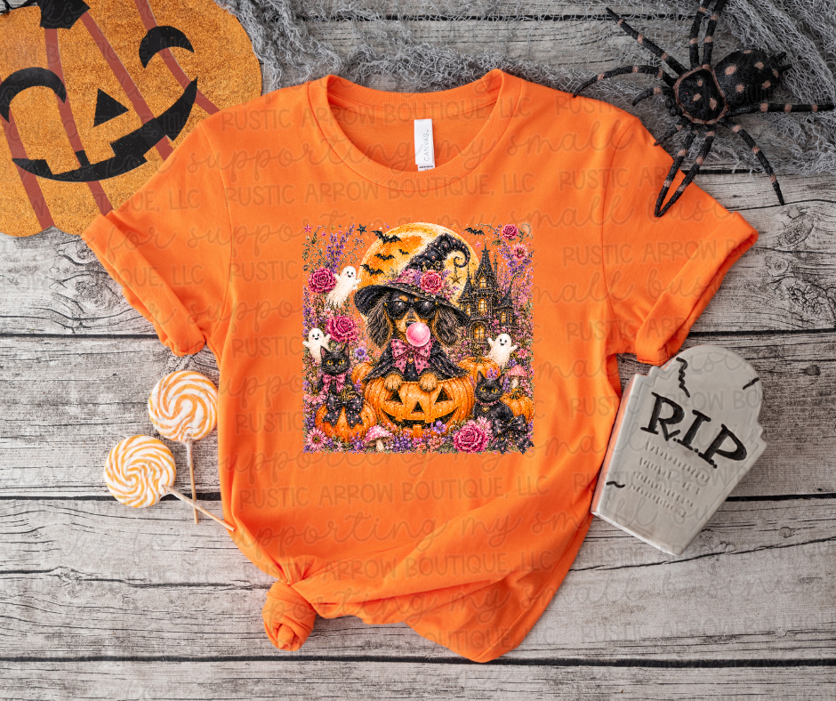 Halloween Weiner Dog with Bubble Gum