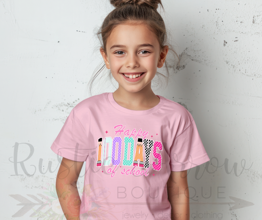 Happy 100 Days of School Pink