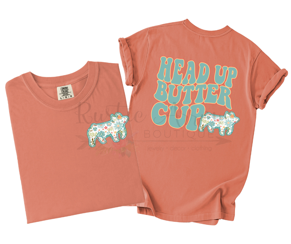 Heads Up Buttercup Show Pig