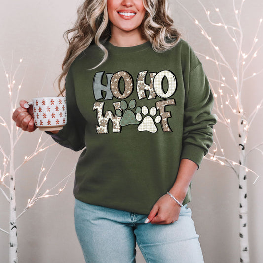 Ho Ho Woof-Sweatshirt