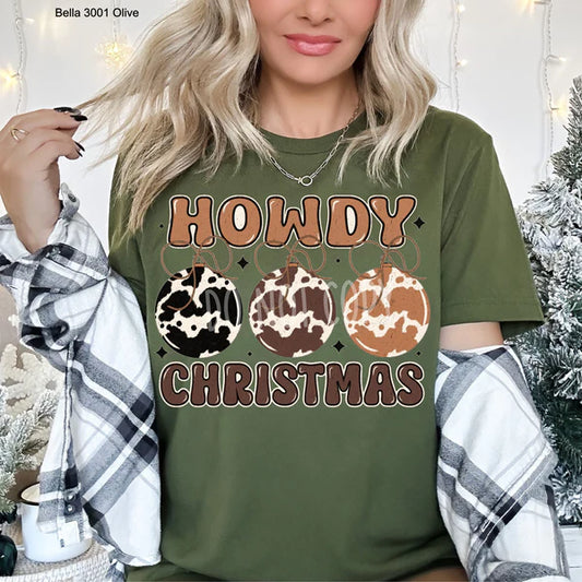 Howdy Christmas Ornaments