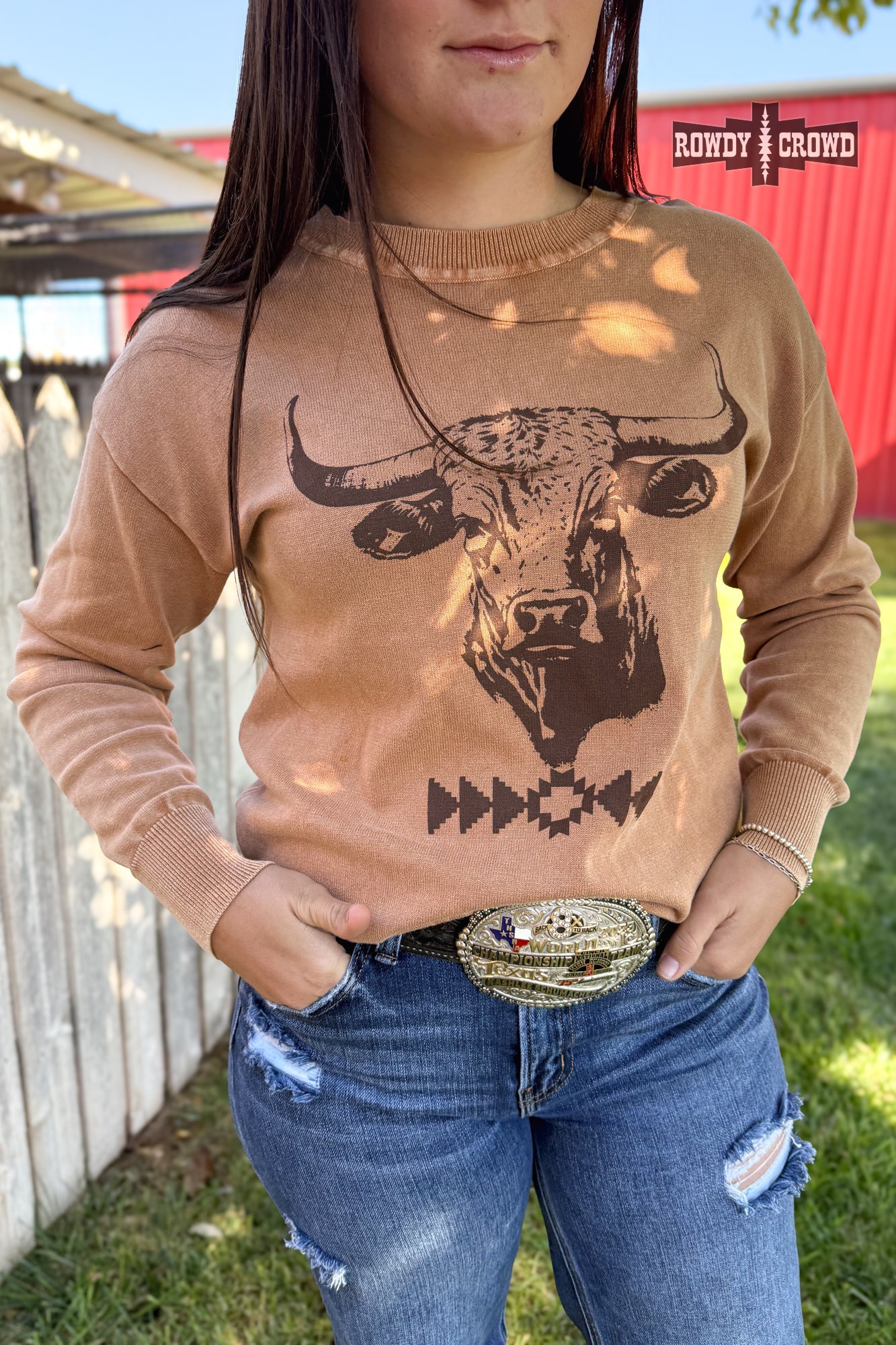 Blazin' Bull Sweater