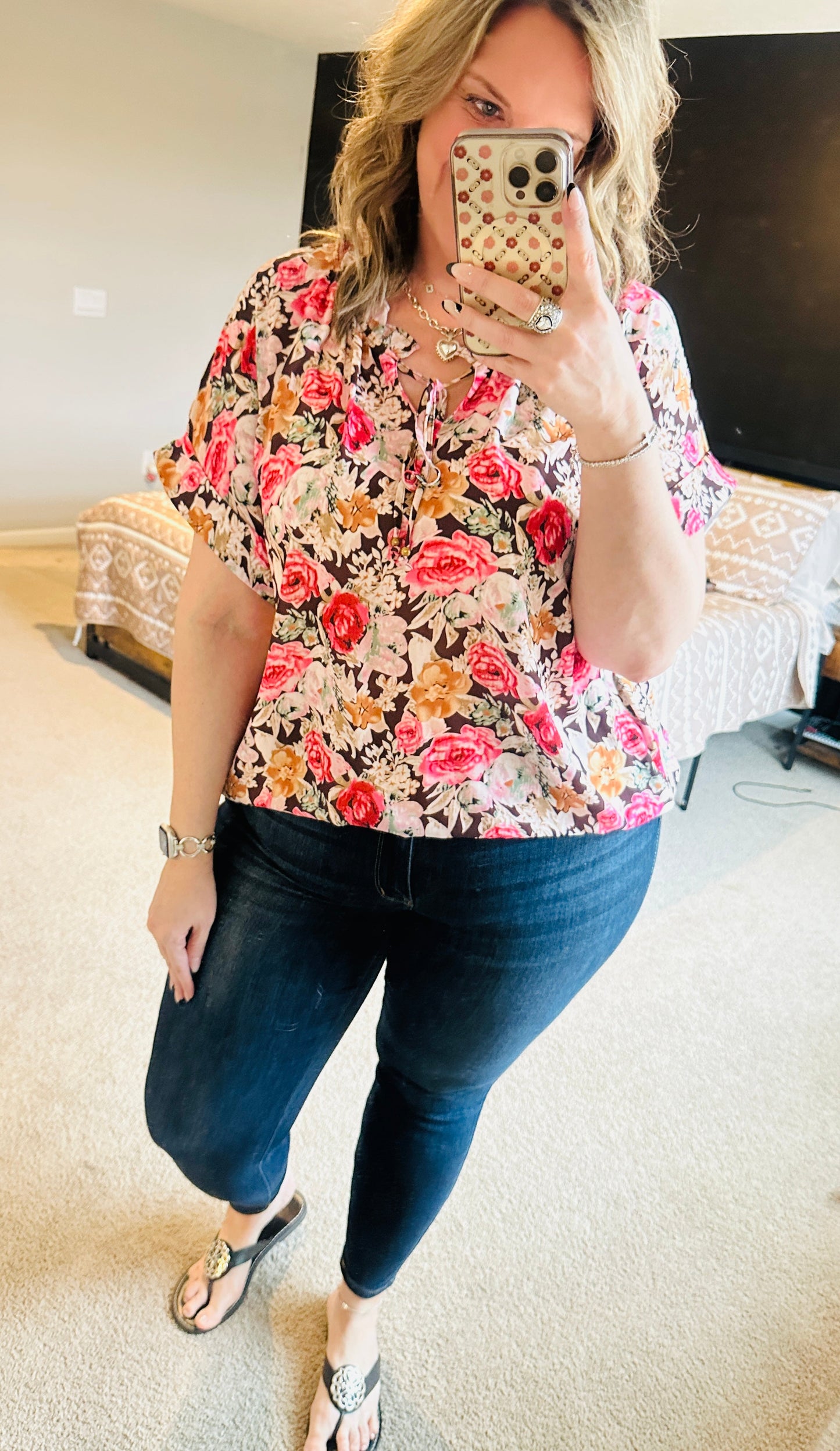 Floral Boho Blouse