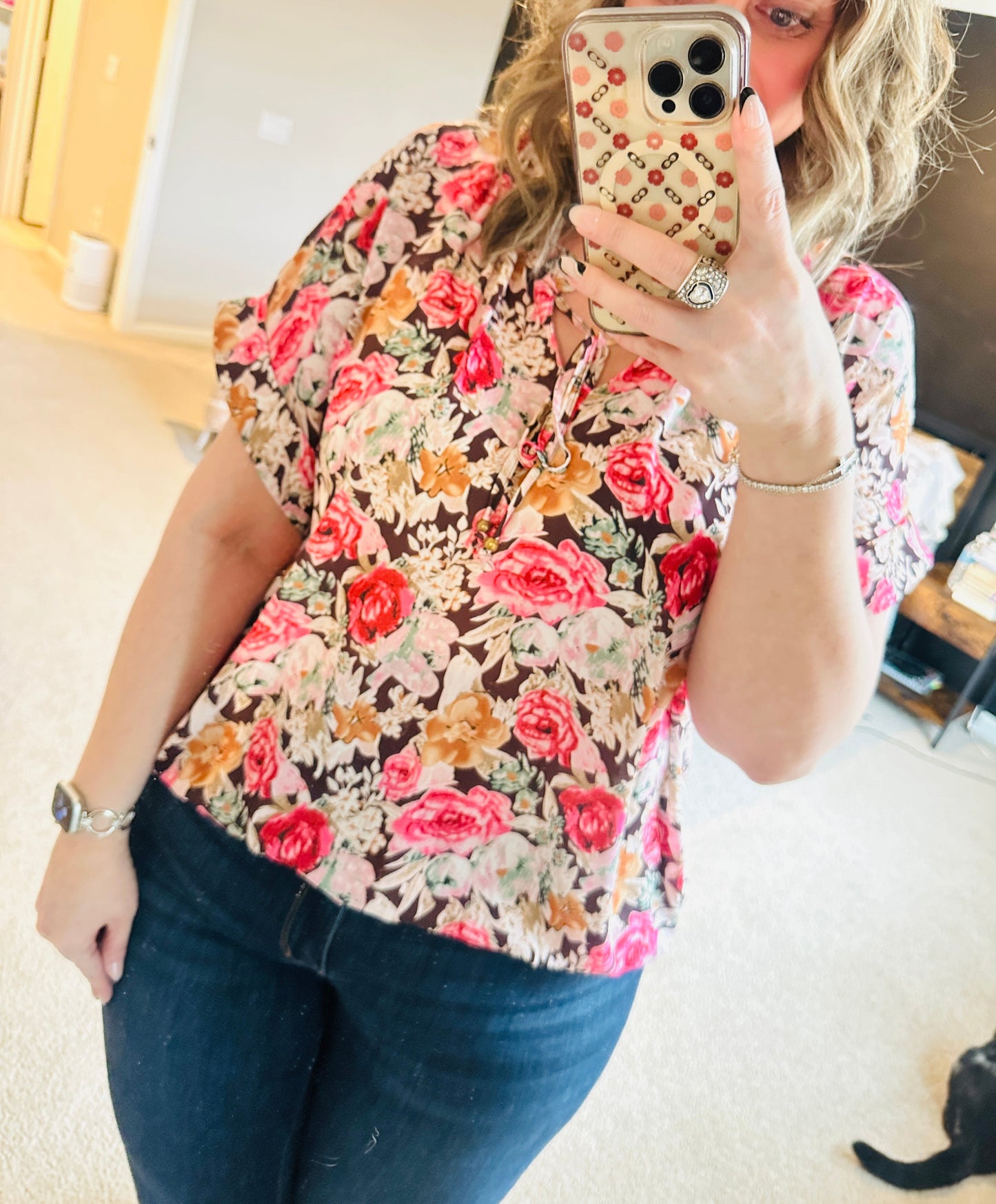 Floral Boho Blouse