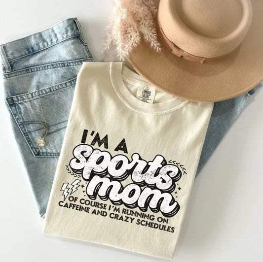 I'm a Sports Mom (of course...WHITE)-Long Sleeve