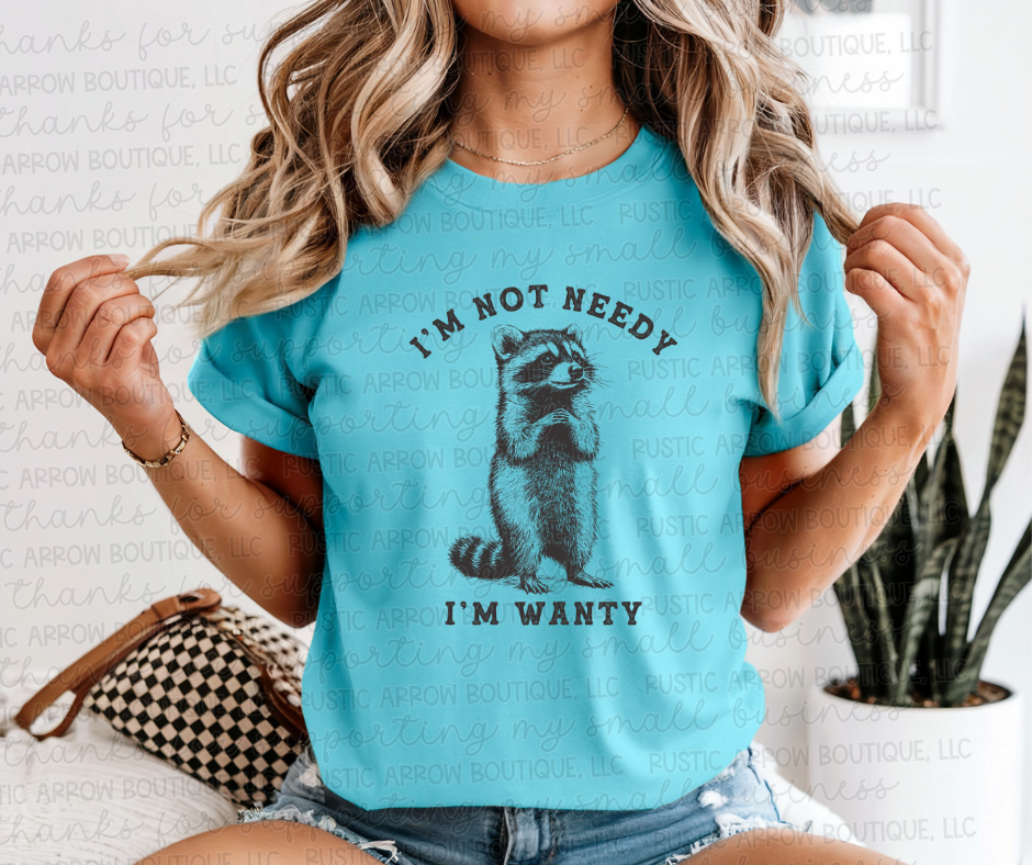 I'm Not Needy I'm Wanty Raccoon