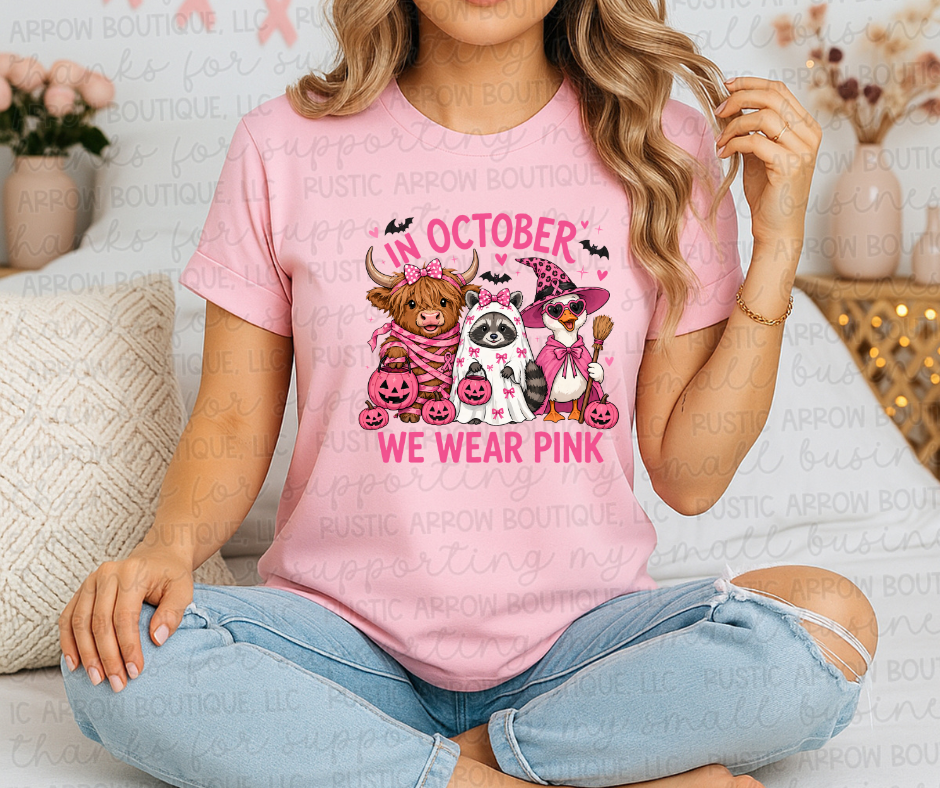 In October We Wear Pink Animals