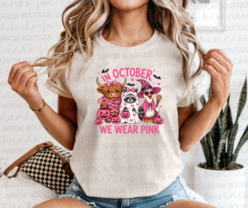 In October We Wear Pink Animals