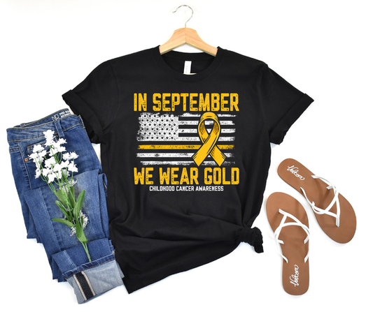 In September we wear Gold Flag