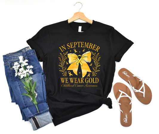 In September we wear Gold