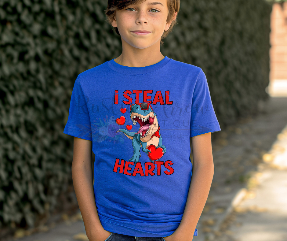 I Steal Hearts Dinosaur