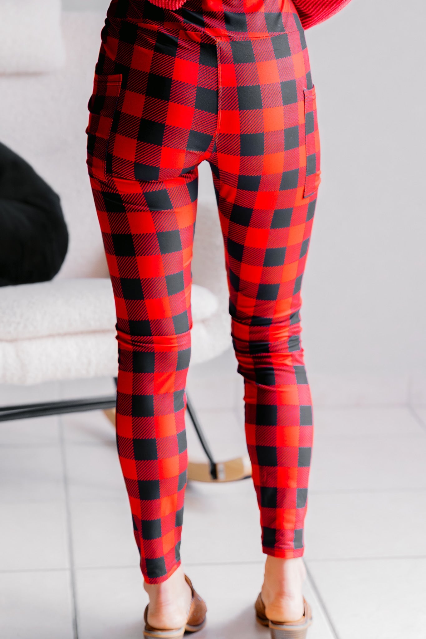 Winter Hearth Plaid Leggings