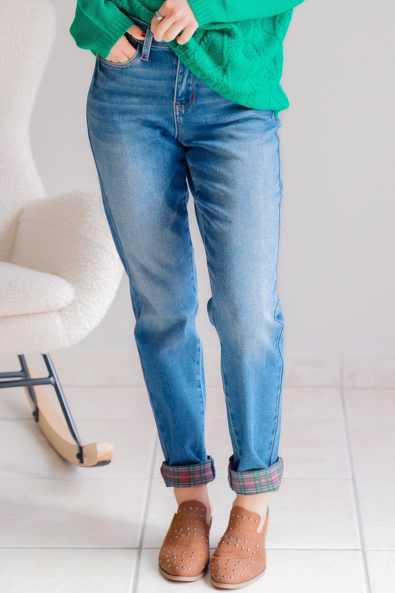 Plaid Tidings Judy Blues