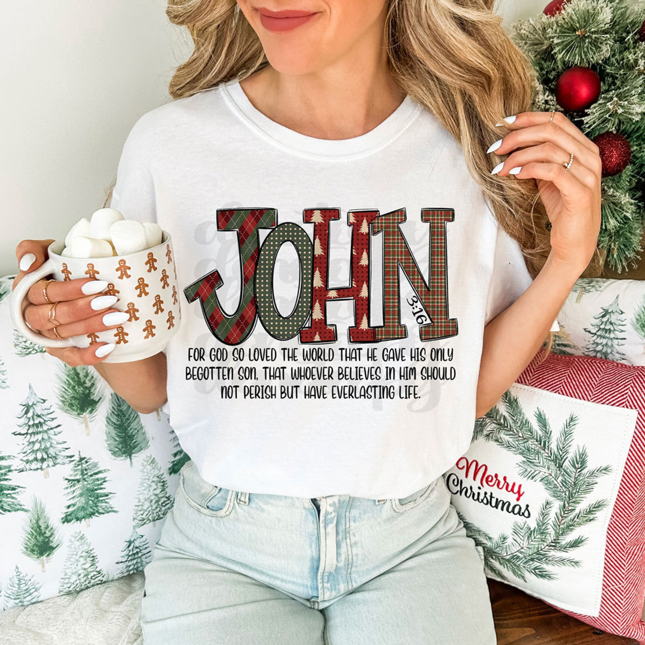 John 3:16 Christmas Pattern