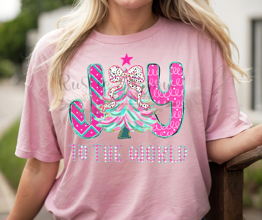 Joy to the World Pink