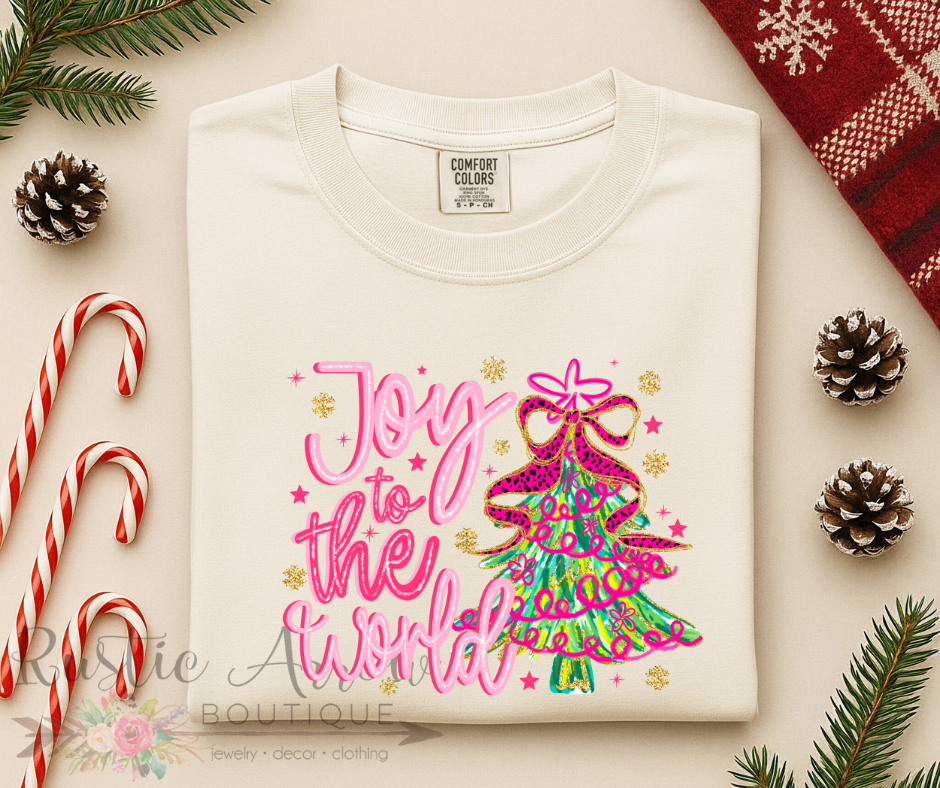 Joy to the World Pink Tree