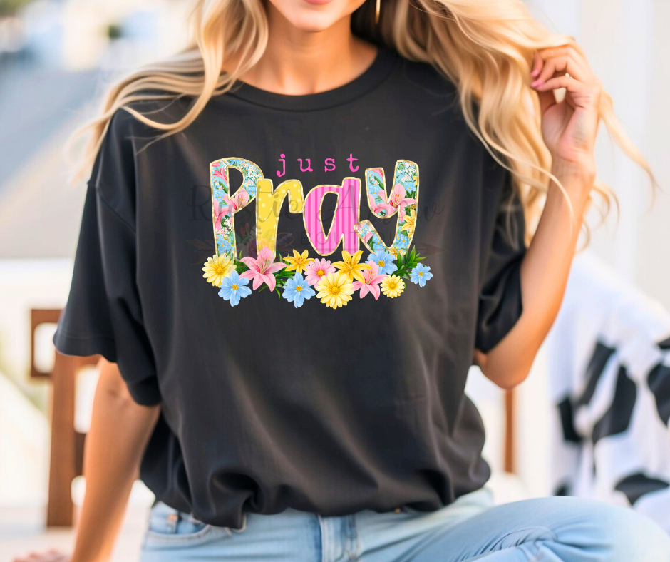 Just Pray Floral