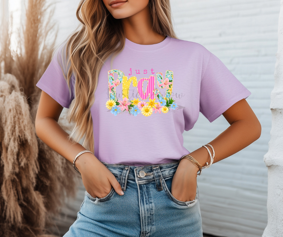 Just Pray Floral