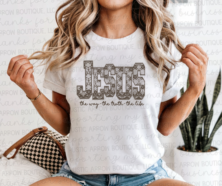 Lace Jesus the Way the Truth the Life