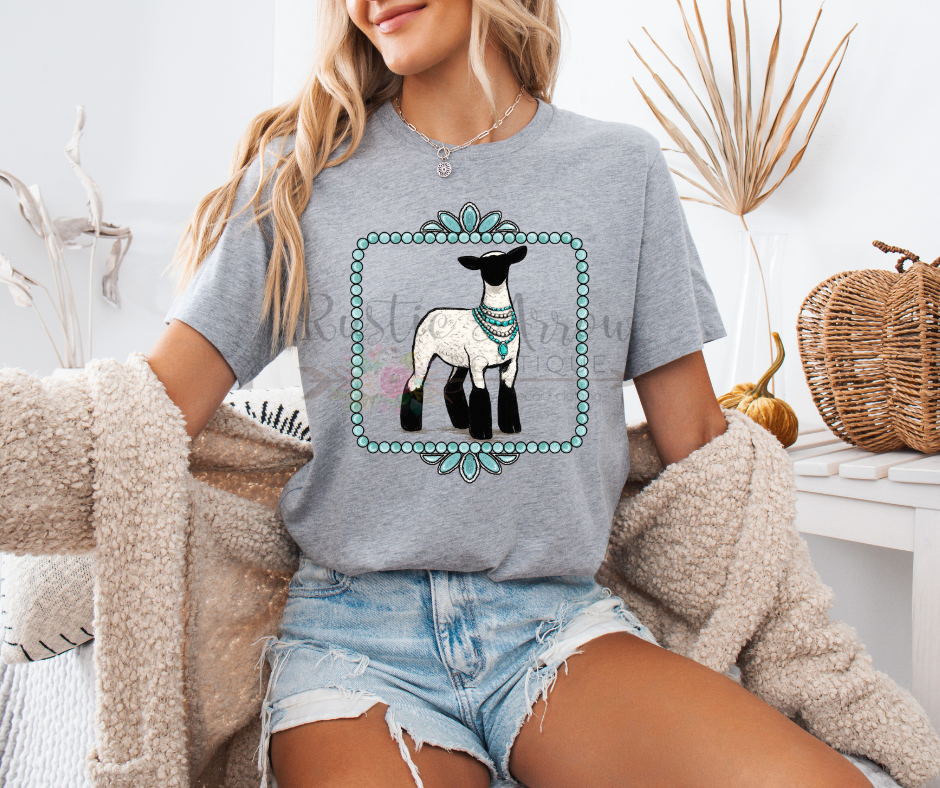Lamb with Turquoise