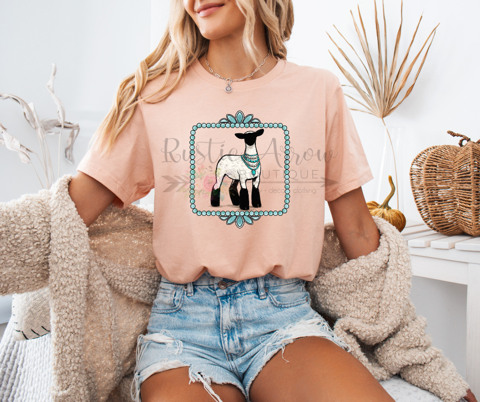 Lamb with Turquoise