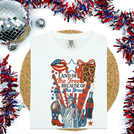 Land Of The Free Because Of The Brave Collage