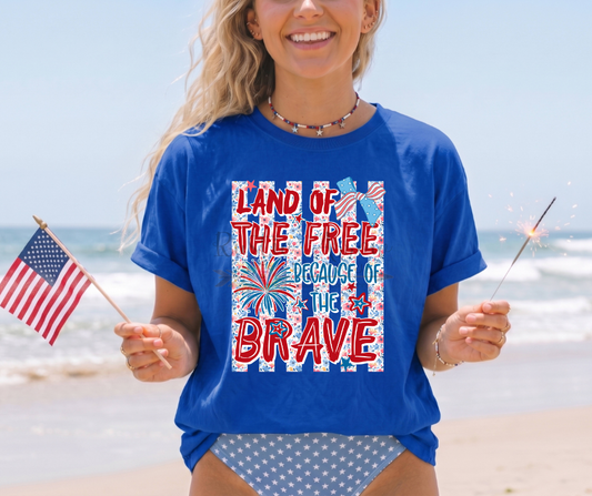 Land of the Free because of the Brave