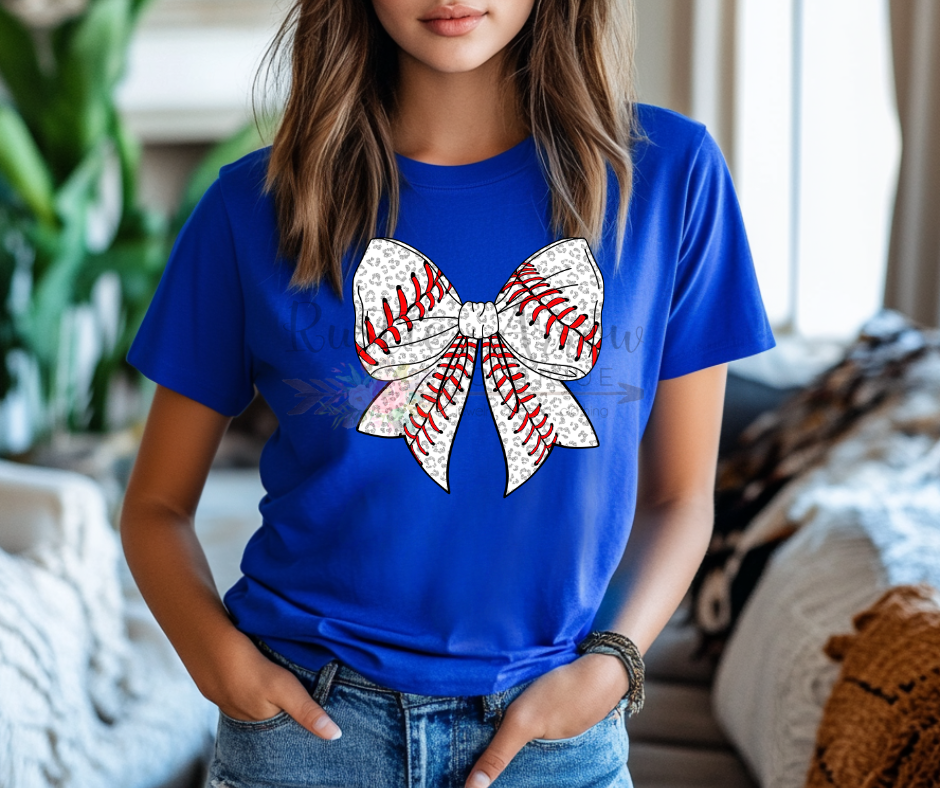 Leopard Baseball Bow