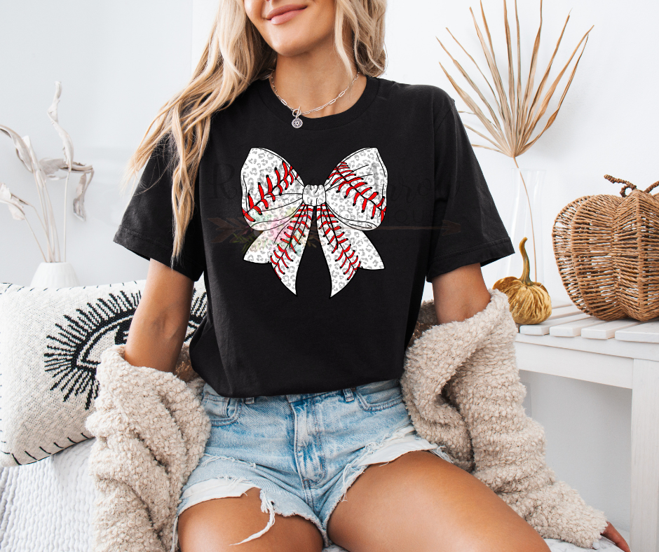 Leopard Baseball Bow