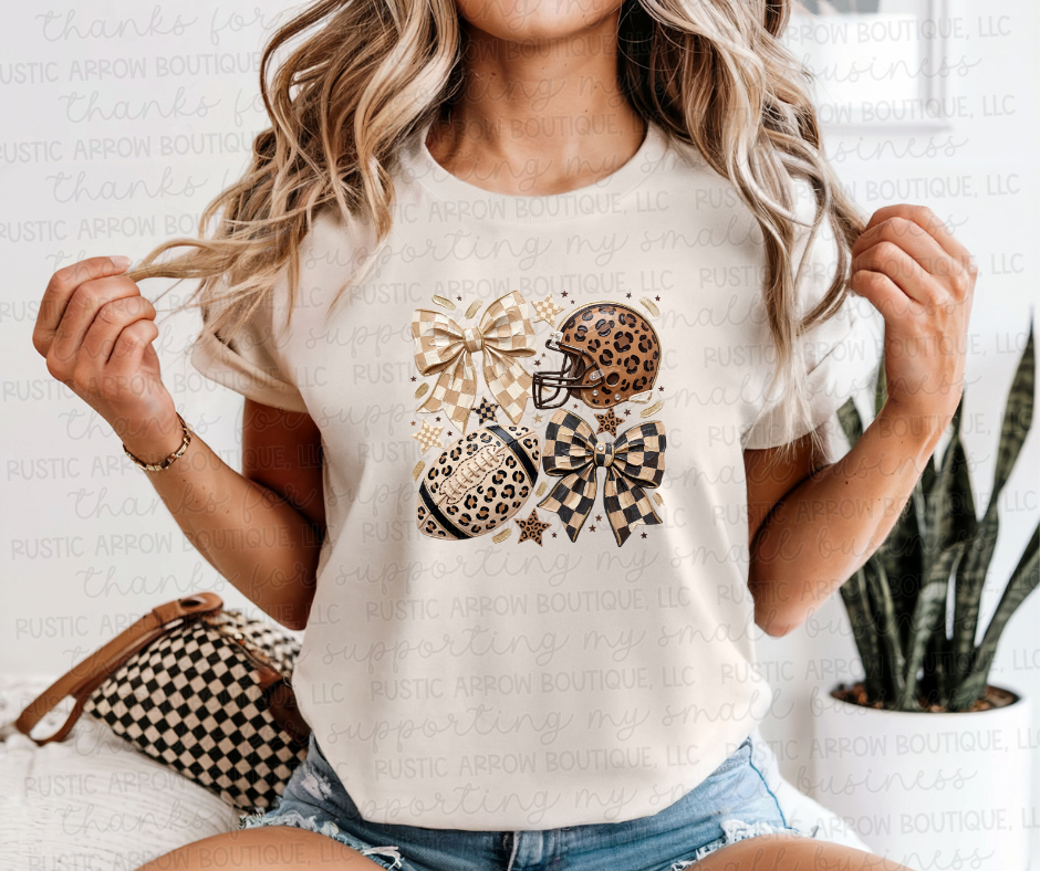 Leopard Checkered Football