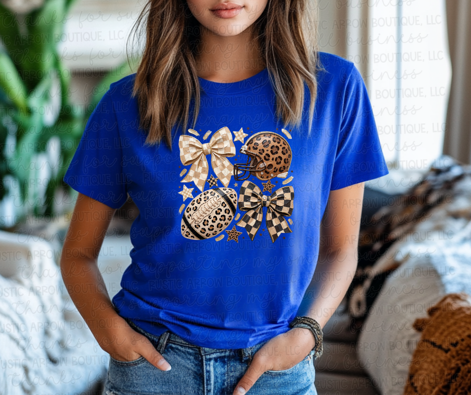 Leopard Checkered Football