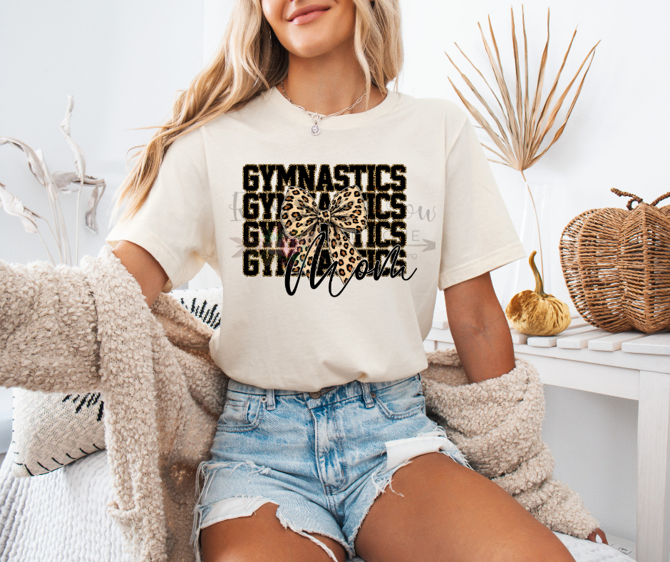 Leopard Gymnastics Mom