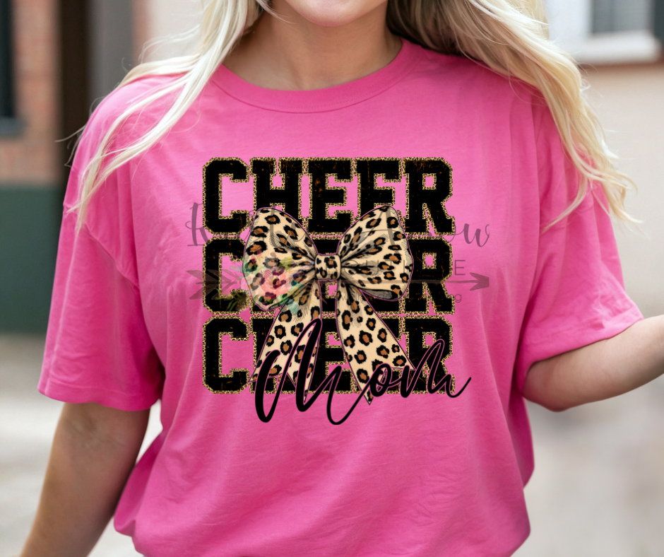 Leopard Cheer Mom